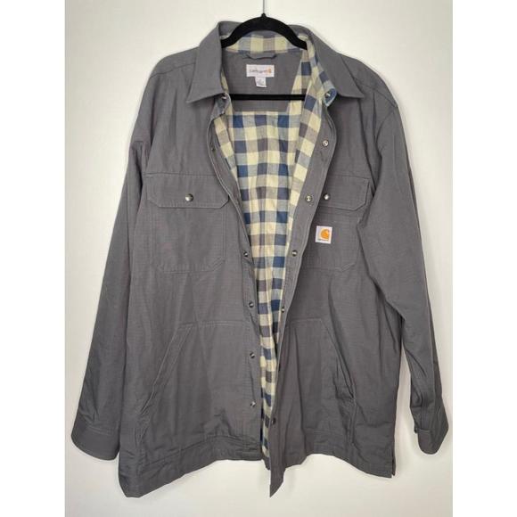 Men's Carhartt XL Gray Jacket - Picture 10 of 11